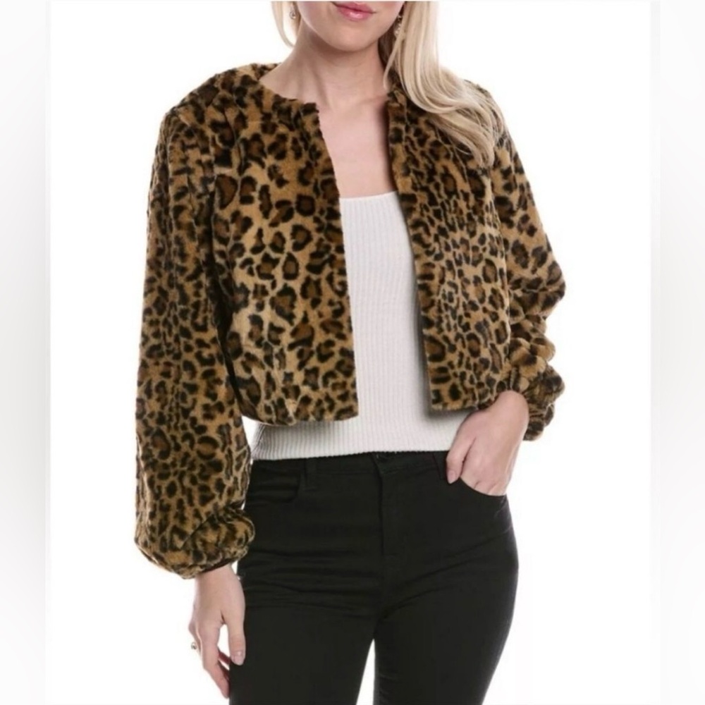 Joseph A Animal Print Shrug Jacket - size Medium - NWT